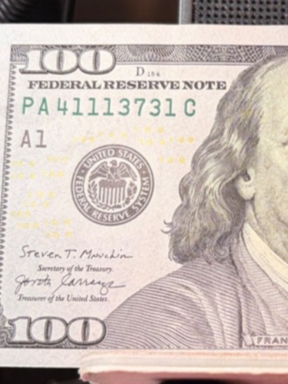 Boston $100 Dollar Bill trip 1s #PA 41113731 C #206278795392